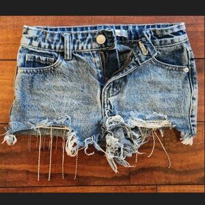 Girls Vintage Havana Denim Shorts size 10